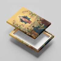 Assumption Virgin Mary to Heaven Canvas Wall Art Falling Asleep of the Mother of God - Wonder Print Shop