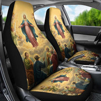 Assumption Virgin Mary to Heaven Car Seat Cover Falling Asleep of the Mother of God - Wonder Print Shop