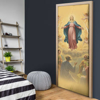Assumption Virgin Mary to Heaven Door Cover Falling Asleep of the Mother of God - Wonder Print Shop