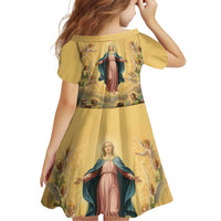 Assumption Virgin Mary to Heaven Family Matching Puletasi and Hawaiian Shirt Falling Asleep of the Mother of God - Wonder Print Shop