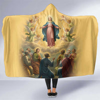 Assumption Virgin Mary to Heaven Hooded Blanket Falling Asleep of the Mother of God - Wonder Print Shop