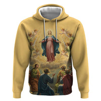Assumption Virgin Mary to Heaven Hoodie Falling Asleep of the Mother of God - Wonder Print Shop