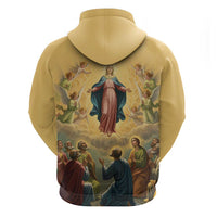 Assumption Virgin Mary to Heaven Hoodie Falling Asleep of the Mother of God - Wonder Print Shop