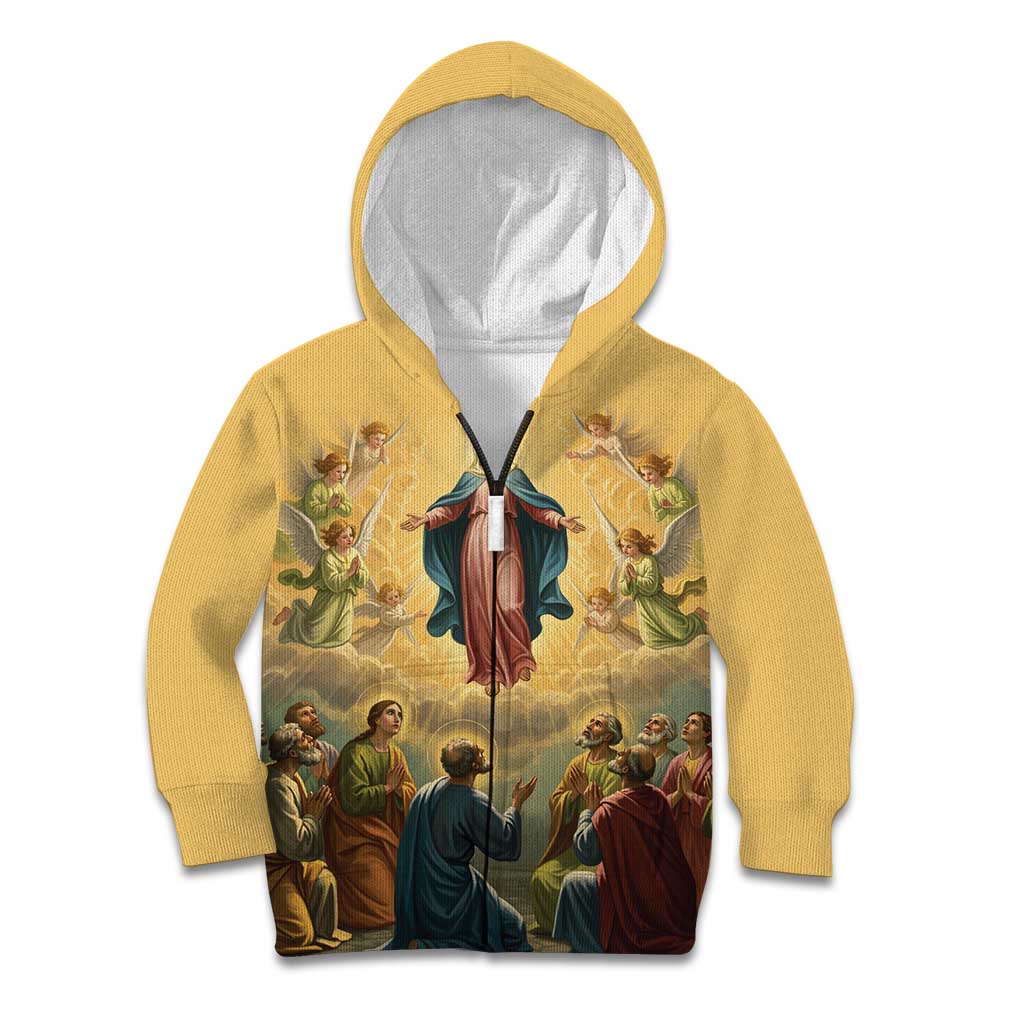 Assumption Virgin Mary to Heaven Kid Hoodie Falling Asleep of the Mother of God - Wonder Print Shop