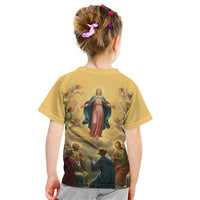 Assumption Virgin Mary to Heaven Kid T Shirt Falling Asleep of the Mother of God - Wonder Print Shop