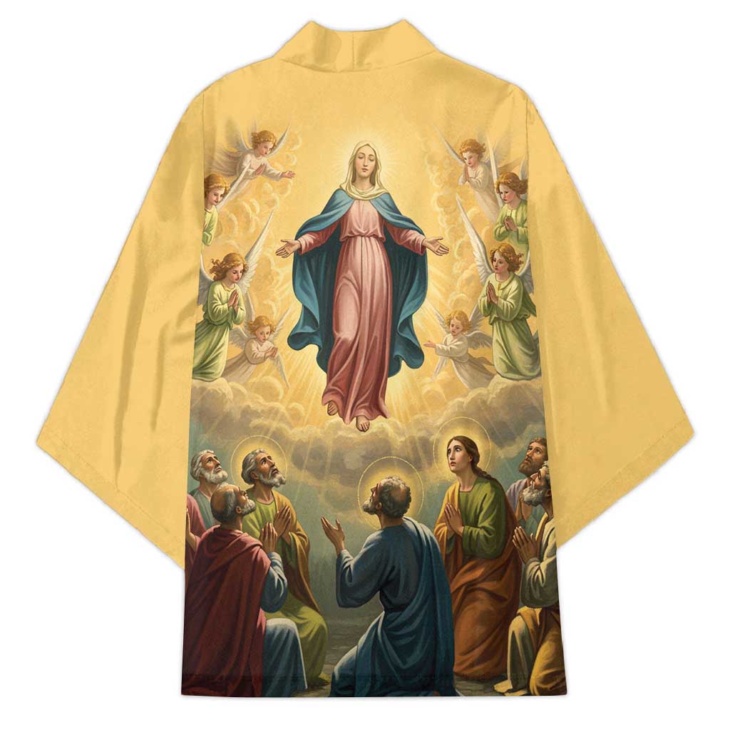 Assumption Virgin Mary to Heaven Kimono Falling Asleep of the Mother of God - Wonder Print Shop