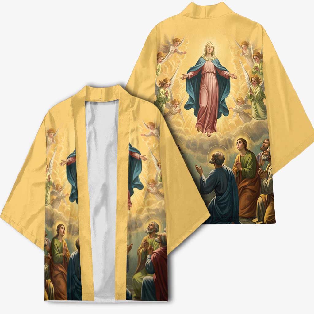 Assumption Virgin Mary to Heaven Kimono Falling Asleep of the Mother of God - Wonder Print Shop