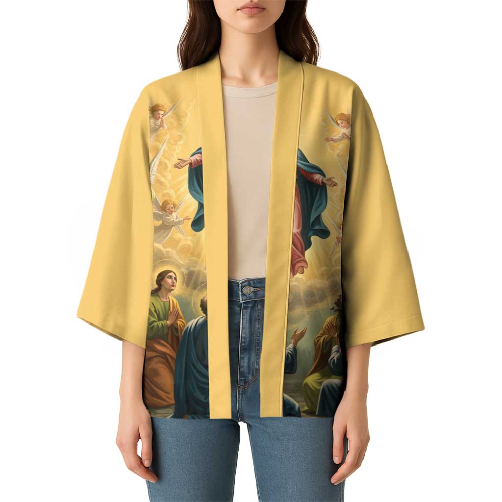 Assumption Virgin Mary to Heaven Kimono Falling Asleep of the Mother of God - Wonder Print Shop