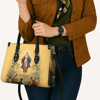 Assumption Virgin Mary to Heaven Leather Bag Falling Asleep of the Mother of God - Wonder Print Shop