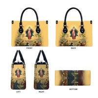 Assumption Virgin Mary to Heaven Leather Bag Falling Asleep of the Mother of God - Wonder Print Shop