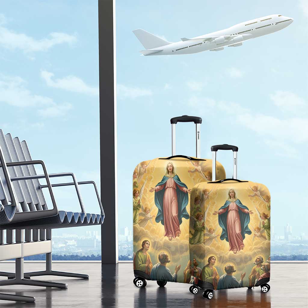 Assumption Virgin Mary to Heaven Luggage Cover Falling Asleep of the Mother of God - Wonder Print Shop