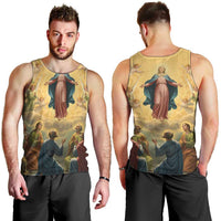 Assumption Virgin Mary to Heaven Men Tank Top Falling Asleep of the Mother of God - Wonder Print Shop