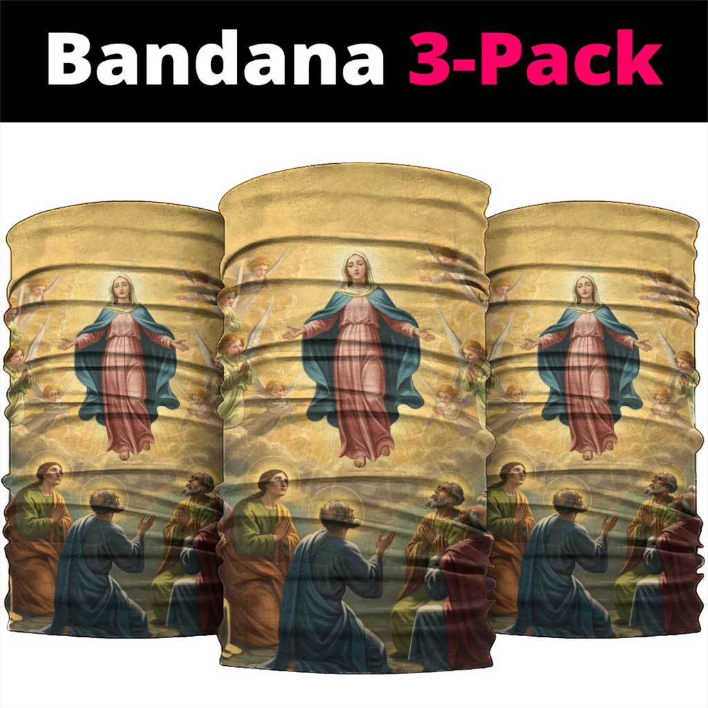 Assumption Virgin Mary to Heaven Neck Gaiter Falling Asleep of the Mother of God - Wonder Print Shop