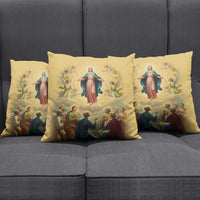 Assumption Virgin Mary to Heaven Pillow Cover Falling Asleep of the Mother of God - Wonder Print Shop