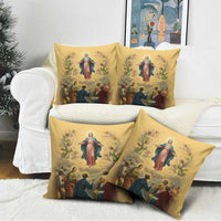 Assumption Virgin Mary to Heaven Pillow Cover Falling Asleep of the Mother of God - Wonder Print Shop