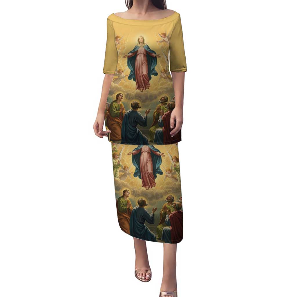 Assumption Virgin Mary to Heaven Puletasi Falling Asleep of the Mother of God - Wonder Print Shop