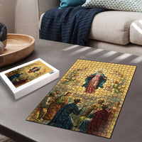 Assumption Virgin Mary to Heaven Puzzle Falling Asleep of the Mother of God - Wonder Print Shop
