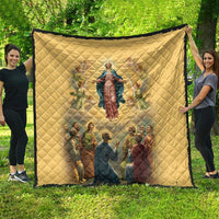 Assumption Virgin Mary to Heaven Quilt Falling Asleep of the Mother of God - Wonder Print Shop