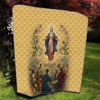 Assumption Virgin Mary to Heaven Quilt Falling Asleep of the Mother of God - Wonder Print Shop