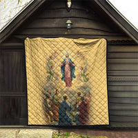 Assumption Virgin Mary to Heaven Quilt Falling Asleep of the Mother of God - Wonder Print Shop
