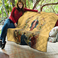 Assumption Virgin Mary to Heaven Quilt Falling Asleep of the Mother of God - Wonder Print Shop