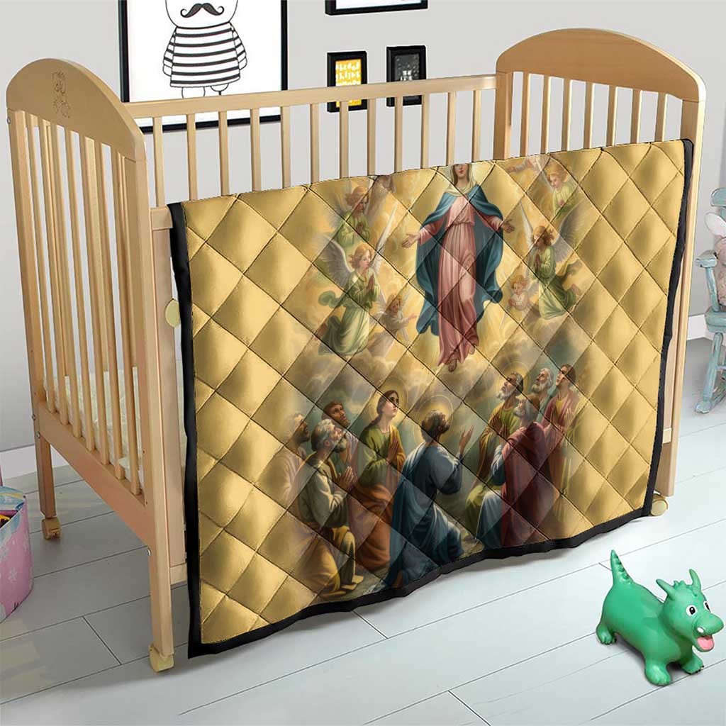 Assumption Virgin Mary to Heaven Quilt Falling Asleep of the Mother of God - Wonder Print Shop
