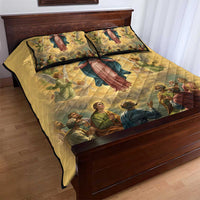 Assumption Virgin Mary to Heaven Quilt Bed Set Falling Asleep of the Mother of God - Wonder Print Shop