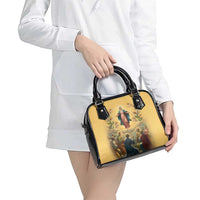 Assumption Virgin Mary to Heaven Shoulder Handbag Falling Asleep of the Mother of God - Wonder Print Shop