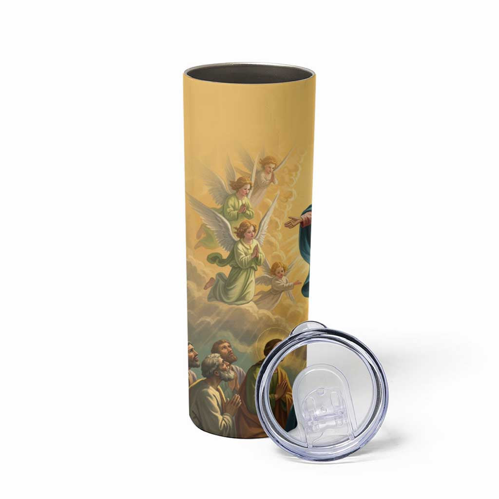 Assumption Virgin Mary to Heaven Skinny Tumbler Falling Asleep of the Mother of God - Wonder Print Shop