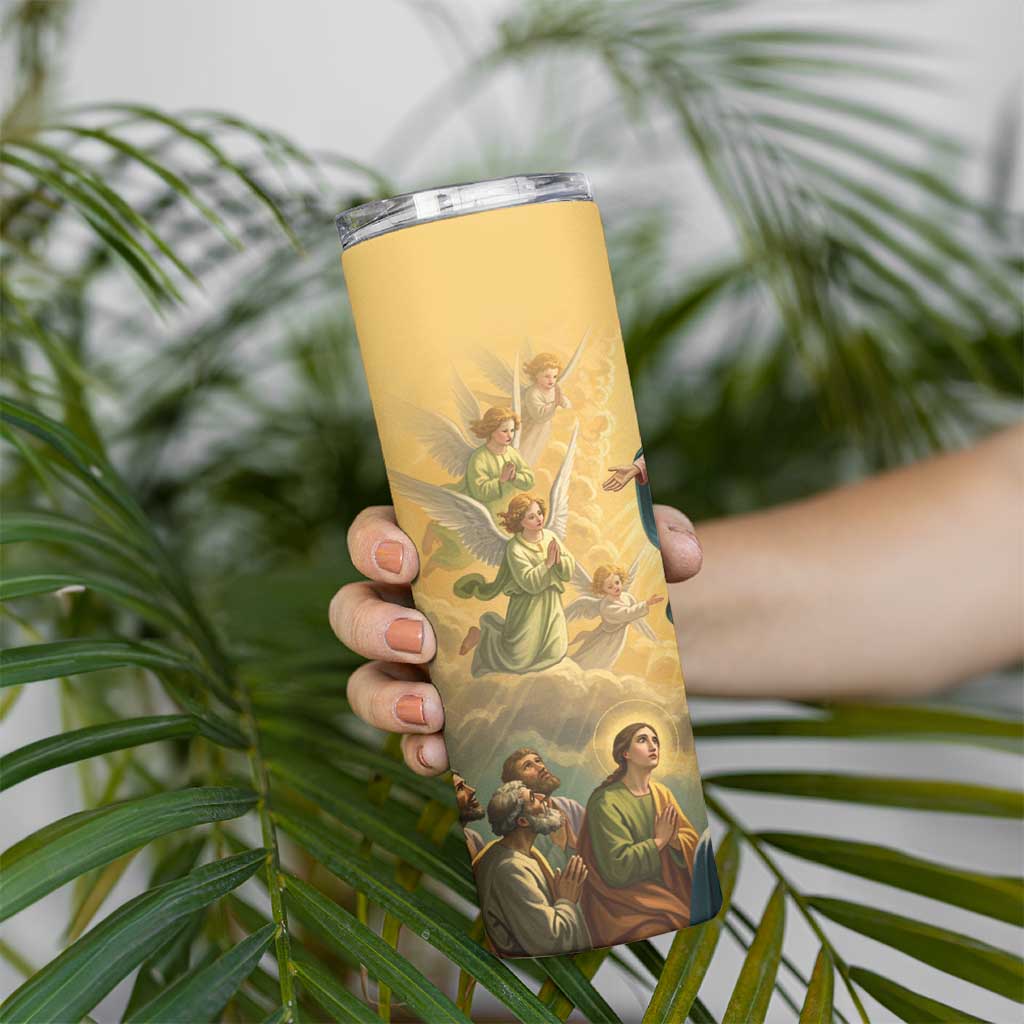 Assumption Virgin Mary to Heaven Skinny Tumbler Falling Asleep of the Mother of God - Wonder Print Shop