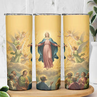 Assumption Virgin Mary to Heaven Skinny Tumbler Falling Asleep of the Mother of God - Wonder Print Shop
