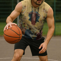 Assumption Virgin Mary to Heaven Sleeveless Hoodie Falling Asleep of the Mother of God - Wonder Print Shop