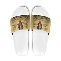 Assumption Virgin Mary to Heaven Slide Sandals Falling Asleep of the Mother of God - Wonder Print Shop