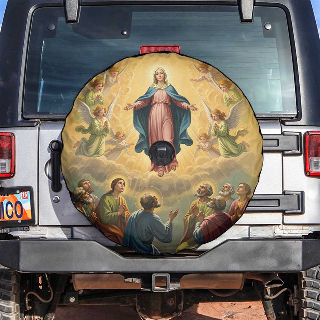 Assumption Virgin Mary to Heaven Spare Tire Cover Falling Asleep of the Mother of God - Wonder Print Shop