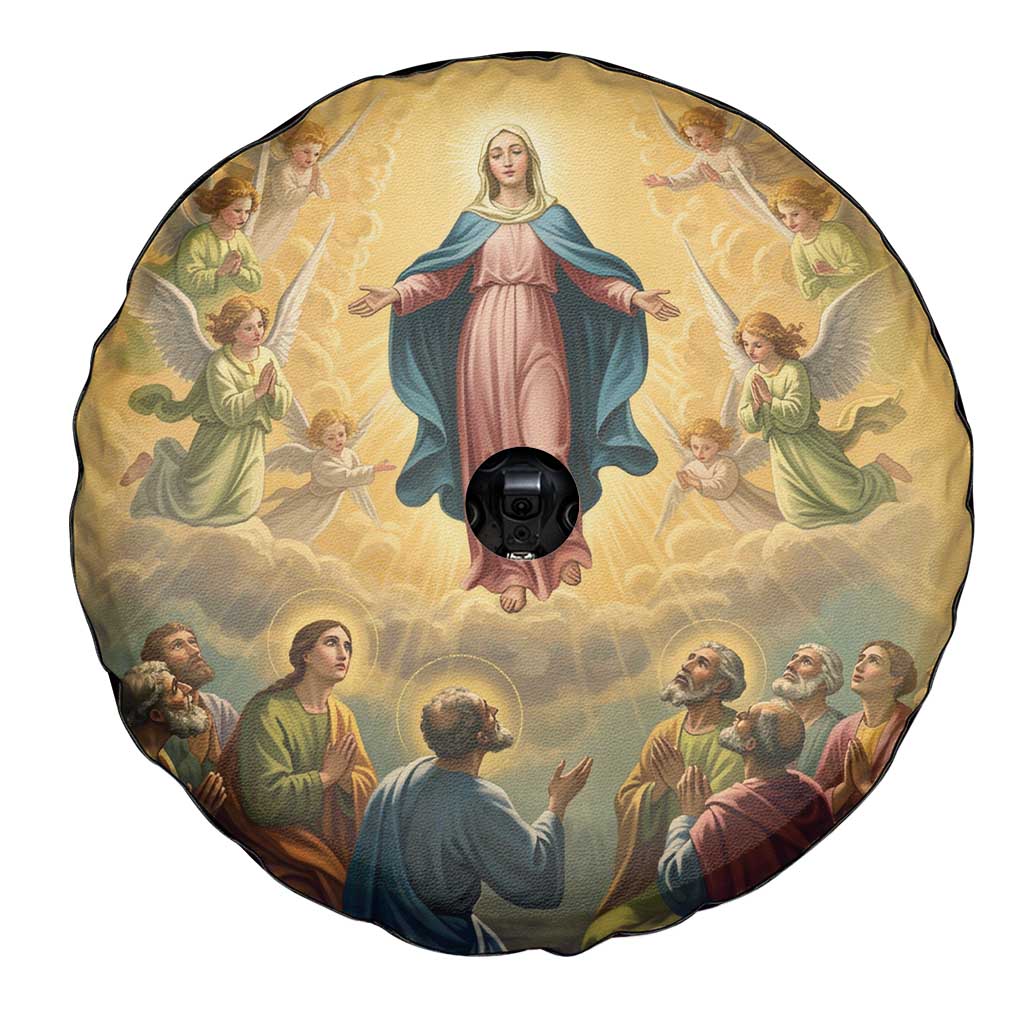 Assumption Virgin Mary to Heaven Spare Tire Cover Falling Asleep of the Mother of God - Wonder Print Shop