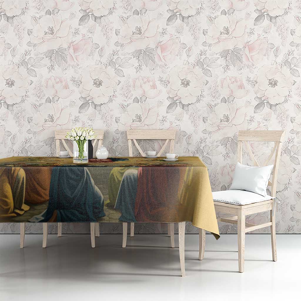 Assumption Virgin Mary to Heaven Tablecloth Falling Asleep of the Mother of God - Wonder Print Shop