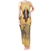 Assumption Virgin Mary to Heaven Tank Maxi Dress Falling Asleep of the Mother of God - Wonder Print Shop