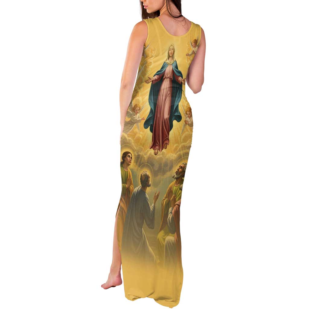 Assumption Virgin Mary to Heaven Tank Maxi Dress Falling Asleep of the Mother of God - Wonder Print Shop