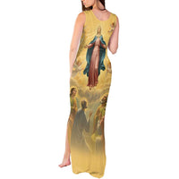 Assumption Virgin Mary to Heaven Tank Maxi Dress Falling Asleep of the Mother of God - Wonder Print Shop