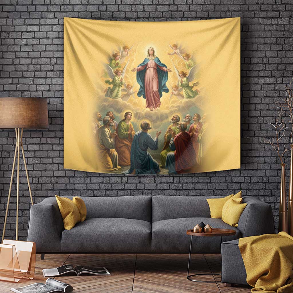 Assumption Virgin Mary to Heaven Tapestry Falling Asleep of the Mother of God - Wonder Print Shop