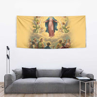 Assumption Virgin Mary to Heaven Tapestry Falling Asleep of the Mother of God - Wonder Print Shop