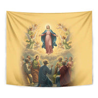 Assumption Virgin Mary to Heaven Tapestry Falling Asleep of the Mother of God - Wonder Print Shop