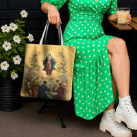 Assumption Virgin Mary to Heaven Tote Bag Falling Asleep of the Mother of God - Wonder Print Shop