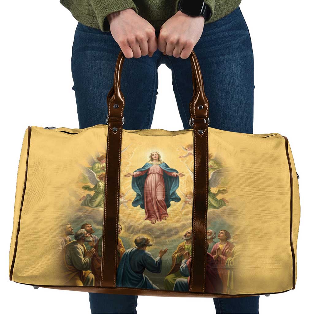 Assumption Virgin Mary to Heaven Travel Bag Falling Asleep of the Mother of God - Wonder Print Shop