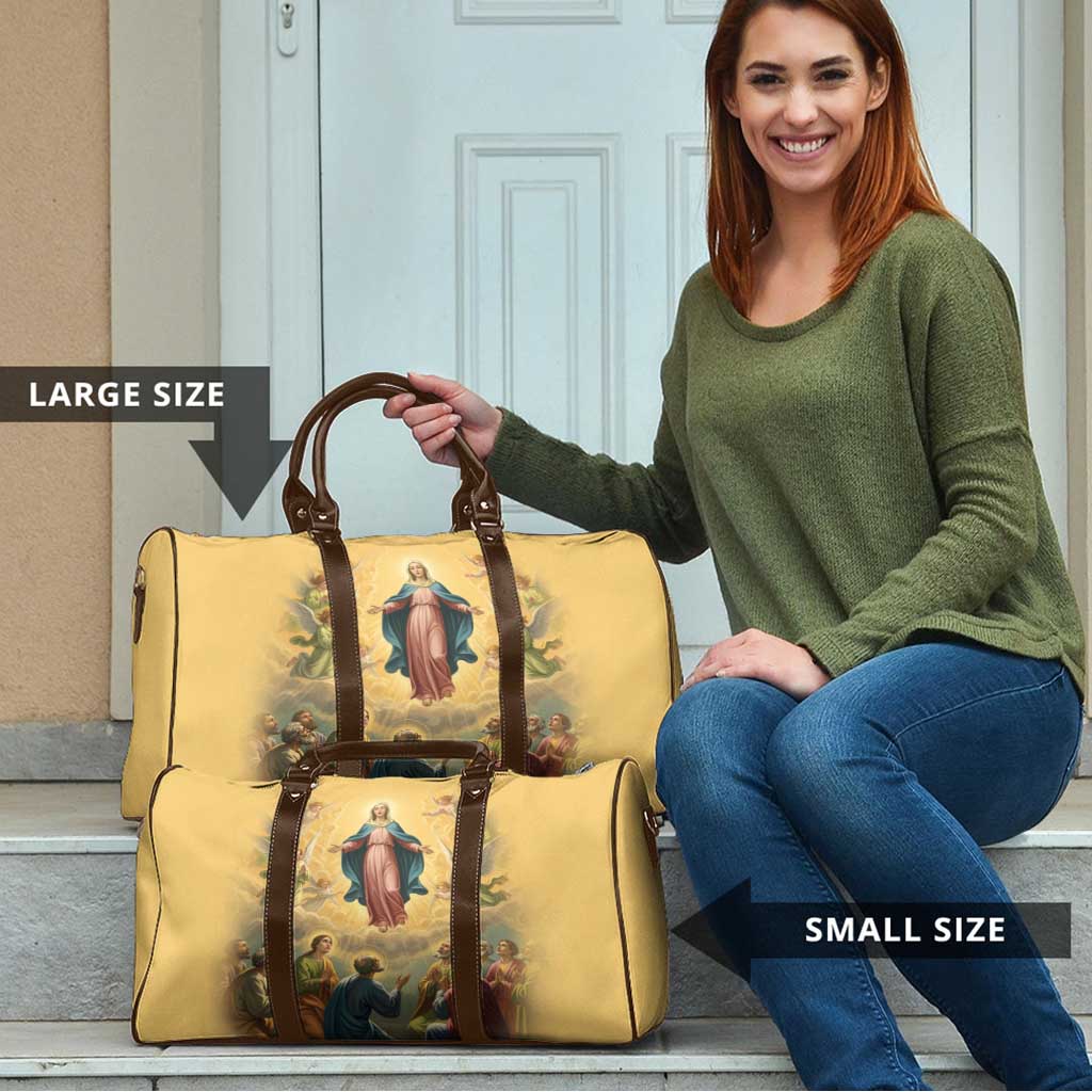 Assumption Virgin Mary to Heaven Travel Bag Falling Asleep of the Mother of God - Wonder Print Shop