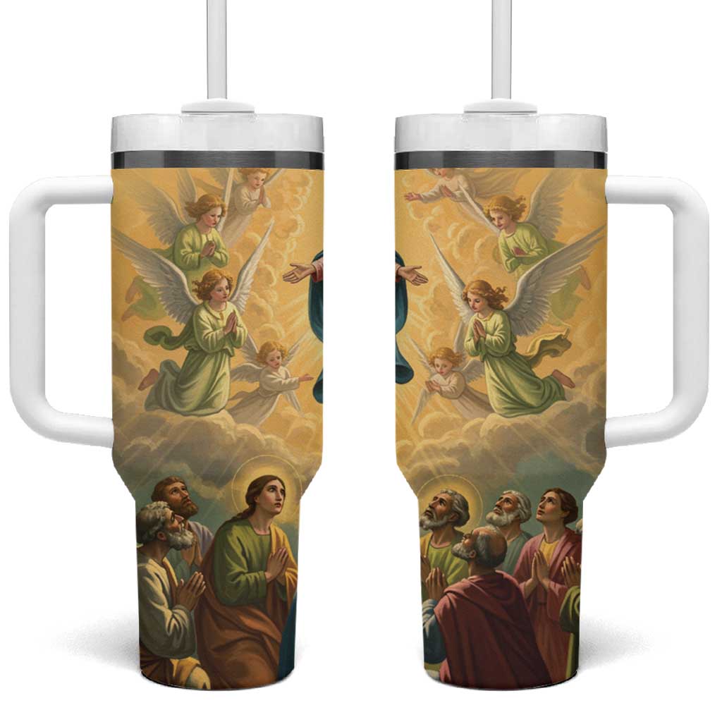 Assumption Virgin Mary to Heaven Tumbler With Handle Falling Asleep of the Mother of God - Wonder Print Shop