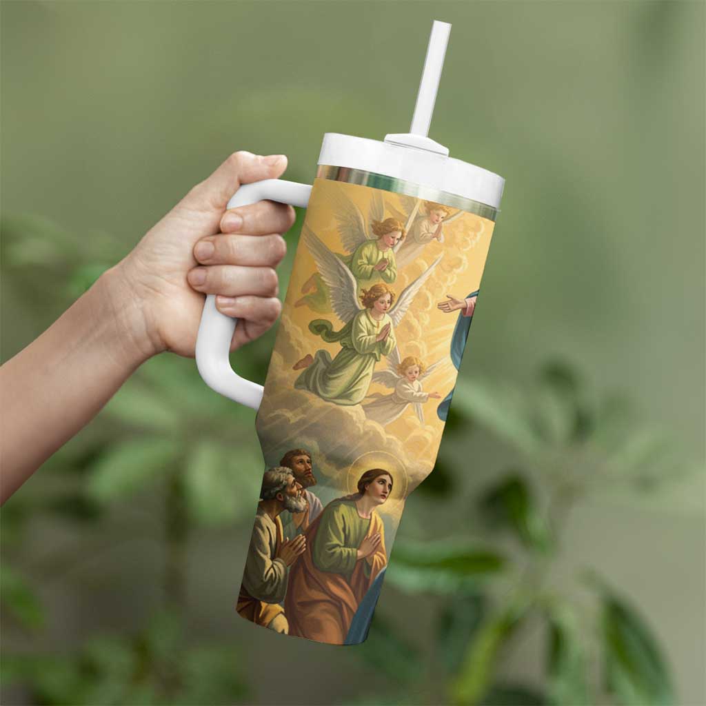 Assumption Virgin Mary to Heaven Tumbler With Handle Falling Asleep of the Mother of God - Wonder Print Shop