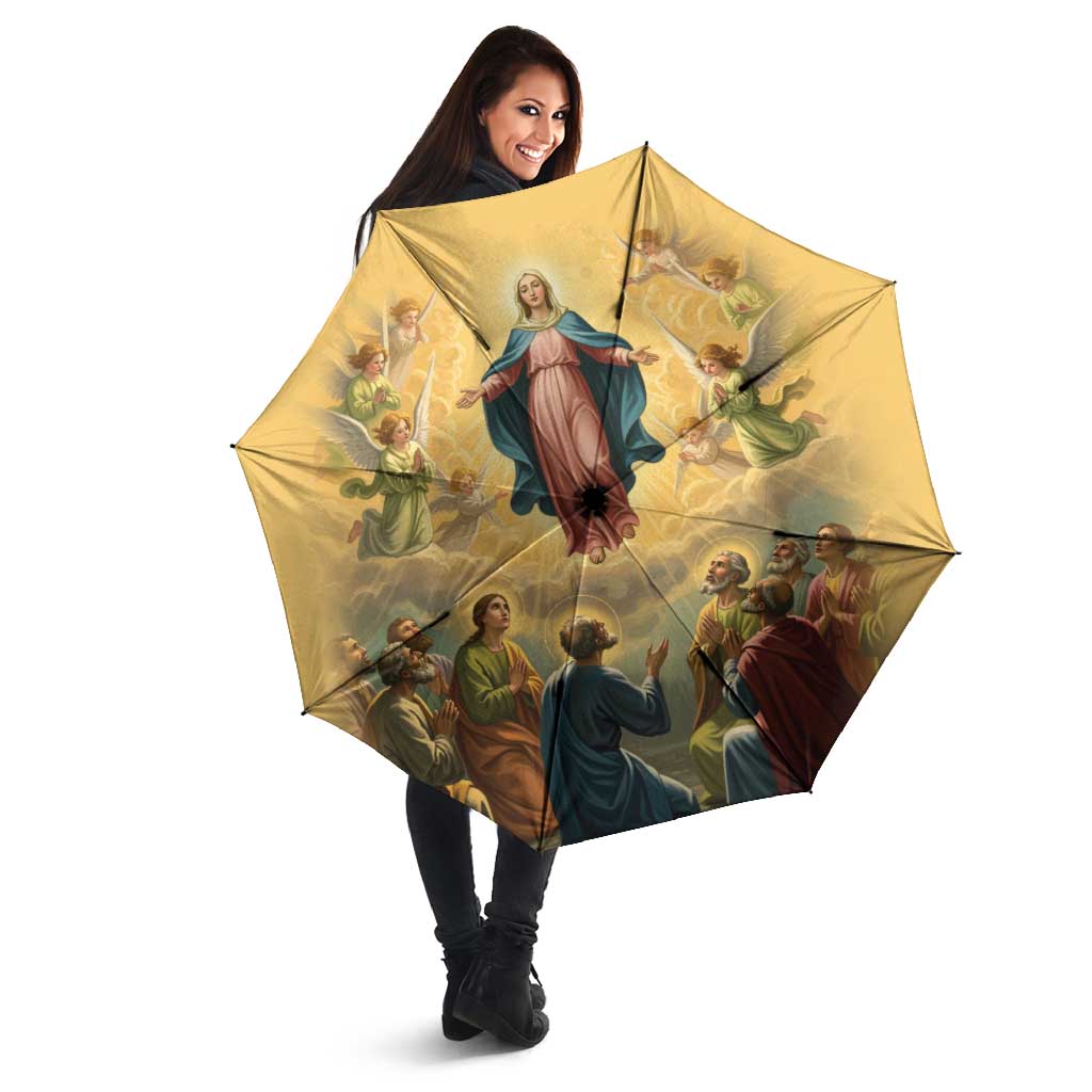 Assumption Virgin Mary to Heaven Umbrella Falling Asleep of the Mother of God - Wonder Print Shop