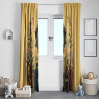 Assumption Virgin Mary to Heaven Window Curtain Falling Asleep of the Mother of God - Wonder Print Shop