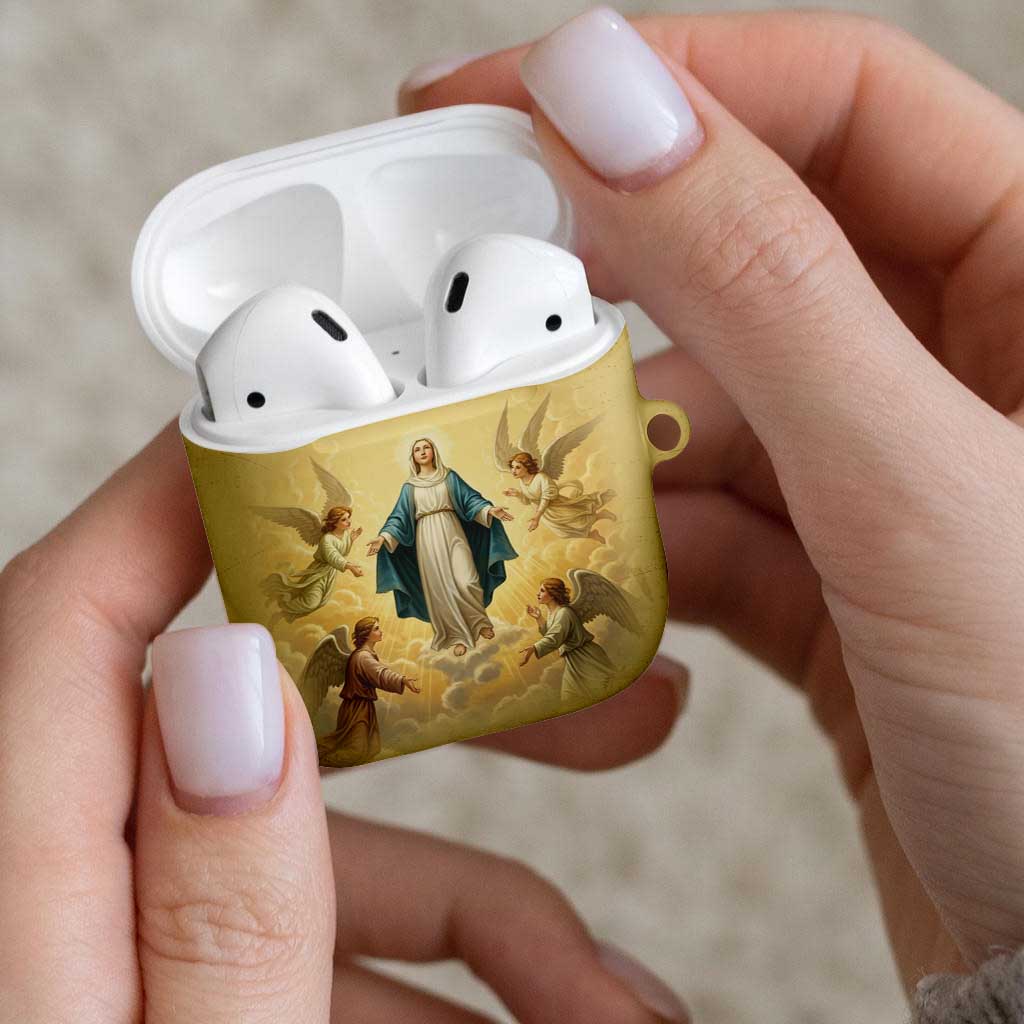 Blessed Virgin Mary AirPods Case Falling Asleep of the Mother of God - Wonder Print Shop
